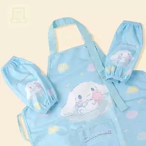 스토어-소유 시나모롤 아동용 앞치마 토시세트 S 미술수업앞치마
