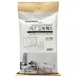 가구 표면에 얇은 코팅막을 형성 가구광택티슈 12매