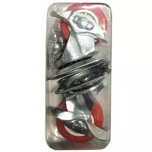 이동식 선반 책장에 바닥 긁힘 걱정 없이 PVC바퀴 2입