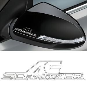 2개/세트 AC 슈니처 로고 자동차 바이크 오토바이 스티커 데칼 바이크 외관 및 튜닝 애호가용)