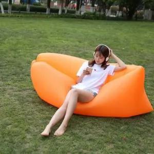 1인용 휴대용 에어베드 캠핑 에어매트 야외 피크닉 소파 공기 침대