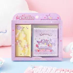 산리오 비즈스트랩 포카 다이어리-쿠로미