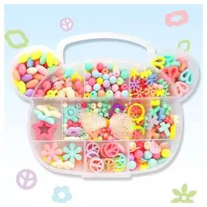 창의미술- 비드비즈 만들기kit 아빠곰돌이⑦ 5인 목걸이/반지세트