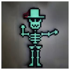 창의체험- 디폼 블럭 해골 키링 만들기 4인용 올인원구성