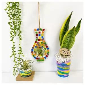 수업교구- 타일 우드 이오난사 화분 만들기 1인용 3종 택 1