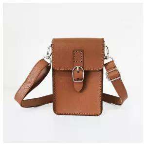 수업교구- 가죽 버클 핸드폰 크로스백 만들기카드주머니 1인용 올인원구성