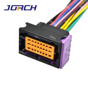 1세트 24 핀 방식 자동차 전기 ecu 배선 하네스 cng 커넥터 소켓 (15cm 케이블 포함) 211PC249S0005