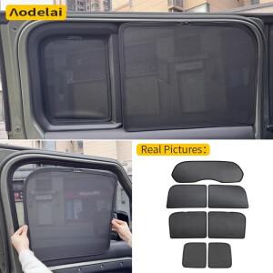 랜드 로버 수비수 L663 110 2020-2025 자동차 창 차양 양면 여름 자외선 차단 커튼 커튼 Sun Shield