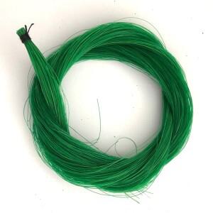 말꼬리 털 다크 브라운 빨강 노랑 파랑 녹색 천연 몽골 털 길이 80-85cm 묶음당 7g