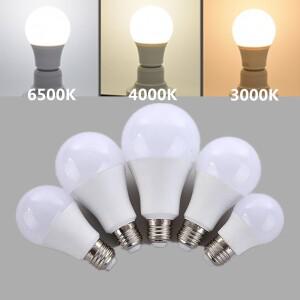 E27 LED 전구 자연 흰색 4000k 6500k  220V 5W 7W 9W 12W 에너지 절약 Bubbe 볼 램프