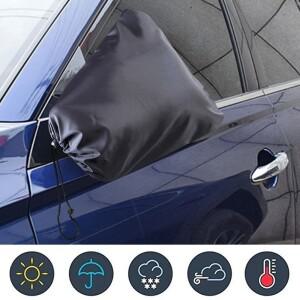 2개/짝 범용 자동차 왼쪽 및 오른쪽 백미러 보호 커버 방수 먼지 사이드 트럭 눈 얼음