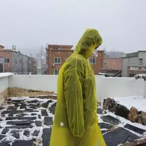 성인용 아웃도어 우비 레인코트 옐로우