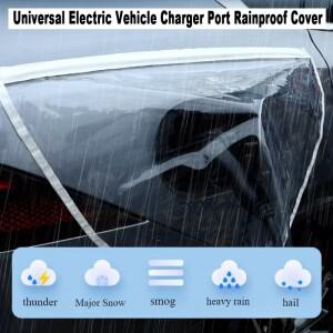 전기 자동차 포트 방수 방진 커버 Tesla Model 3 Y 세단 SUV 액세서리 용 야외 보호