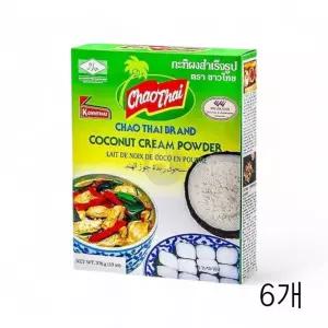 차오타이 코코넛 크림 파우더 370g X 6개 태국산코코넛파우더 분말가루 코코넛제분 코코넛커리 코코넛가루