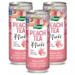 푸르밀 푸르티 복숭아티 240ml x 60캔 (30캔 2박스)