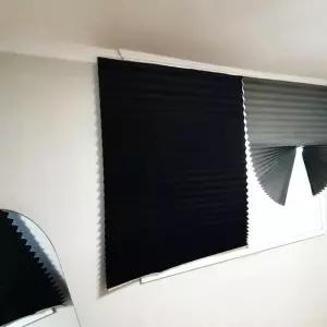 블라인드 블랙 무타공 부착 암막커튼 암막