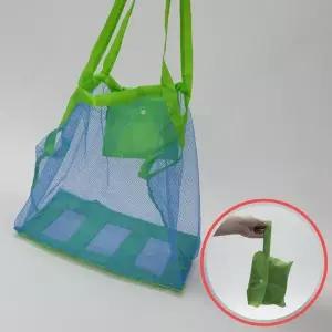 모래놀이 비치 네트백 가방 대형