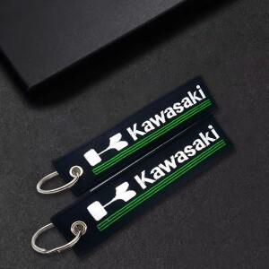 가와사키 Vulcan S Z750 Z900 Nomad Ninja Classic 250 H2 ZX-6R 용 새 자수 바이크 오토바이 자수 키 체인