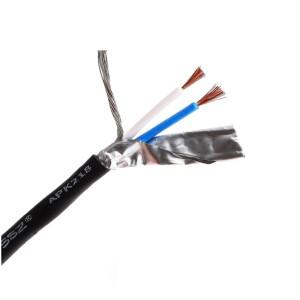 2코어 오디오파일 신호 케이블 전문 사운드 엔지니어링 알루미늄 호일 차폐 처리된 무산소 구리