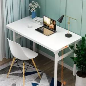 접이식 일자형 철재 코너 라운드 책상