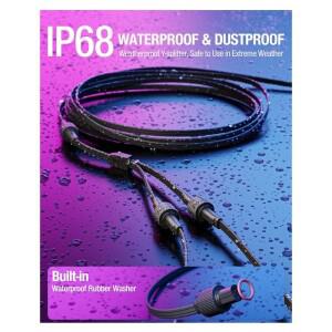 ABWZ-H705D H705E H705F H7067 호환 Y-스플리터 케이블-실외 조명 시스템용 1개의 남성 커넥터-2개의 여성