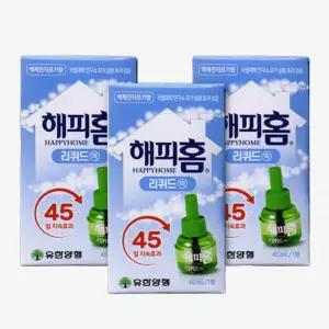 [유한양행] 해피홈 리퀴드 리필 45일 x3