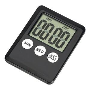 DIYWORK 알람 시계 사각형 대형 LCD 디지털 화면 자석 카운트 업 다운 얇은  패션 주방 요리 타이머