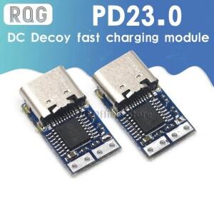PD 디코이 모듈 PD23.0-DC DC 트리거 연장 케이블 QC4 충전기 9V 12V 15V 20V