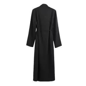 치마 원피스 여성용 검정 봄 히프넥 고급세련핏 일자 긴팔 이른 인기1