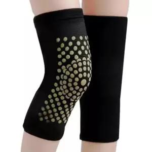 레그워머 쑥뜸패치 발열 무릎보호대(블랙 대형) 방한 무릎토시