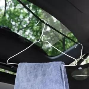 차량용 옷걸이 행거 캠핑 차박 로프 빨래줄 후크형 자동차로프 차량용빨래줄 자동차걸이