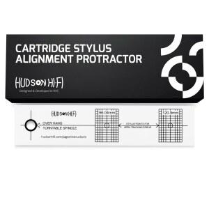 [미국배송] 허드슨 하이파이 턴테이블 축음기 LP 포노 카트리지 스타일러스 정렬 각도 도구 U2013 고대비(VTA 별도 판매)