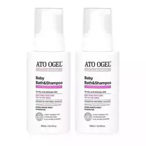 아토오겔 베이비 키즈 아기 샴푸 유아 바디워시 신생아 바스앤샴푸 2개