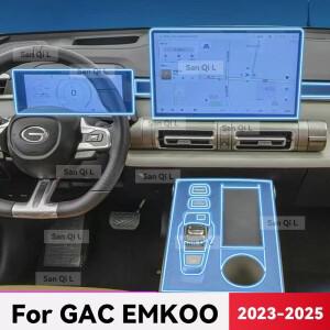 GAC EMKOO 2023 TPU 자동차 네비게이션 스크린 필름 기어 박스 보호 스티커 안티 스크래치 인테리어 액세서