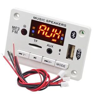 MP3 플레이어 12v 블루투스 자동차 모듈 mp3 5 0 보드 디코딩 무선