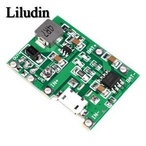 리튬 이온 18650 3.7V 4.2V 배터리 충전기 보드 DC-DC 스텝 업 부스트 모듈 TP4056 DIY 키트 부품 liludin