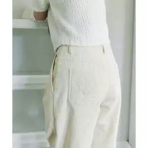 셀리테일즈 CELITAILS HEART EMBROIDERY CORDUROY WIDE _IVORY CE259NPT002MIV 374116