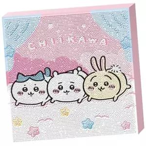 치이카와 캔버스 보석십자수 먼작귀솜사탕 1P 도안