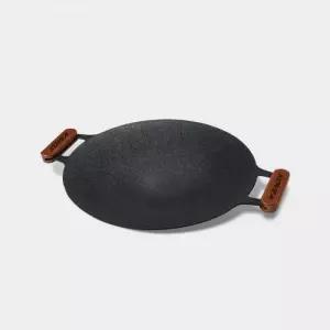 코베아 캠핑 그리들 프라임 라운드33 통주물 경량 우드손잡이