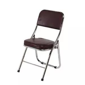 더크린 접의식의자 브라운 의자 메쉬의자 책상의자