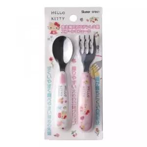 헬로키티 스테인레스 스푼 포크 13cm
