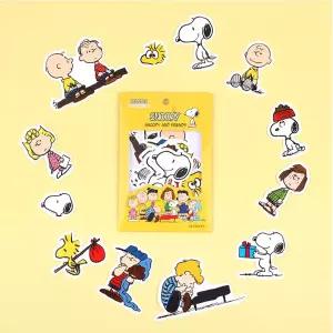 스누피 데코스티커 노랑 SNOOPY AND FRIENDS 180914