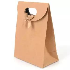 손잡이선물상자 크라프트 리본 선물백 소형 기념 답례품 포장박스