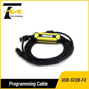 웨이브탑시그 프로그래밍 케이블 PLC 데이터 통신 다운로드 USB-SC09-FX (미쓰비시 모듈 FX3U/3GA/SA/1/2N