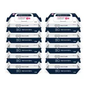 코디 데일리 손소독 물티슈 캡형 50매 10팩