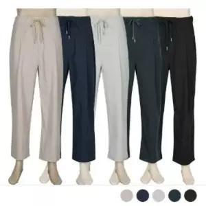 MP25007 로이 쿨링 핀턱 밴딩 바지