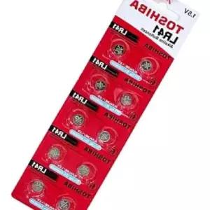 도시바 알카라인 수은 동전 건전지 LR41 10개입