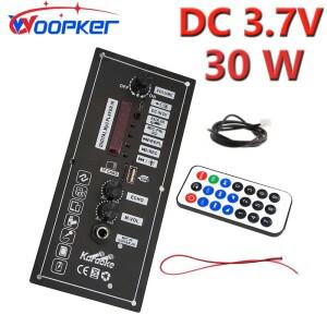 증폭기 보드 3.7V 4옴 5-8인치 스피커 파워 앰프 지원 Bluetooth Aux Tf 카드 U 디스크 마이크
