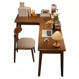 코너형 책상 우드와일드 테이블 원목 모던 게이밍 데스크 ㄱ자 컴퓨터책상