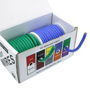 주석 도금 구리 와이어 및 케이블 가정용 DIY 전자 PVC1007 24awg 26 28 30 22AWG 18AWG 16AWG